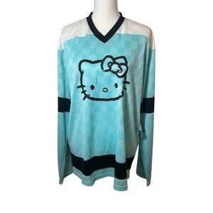 NWT Forever 21 Hello Kitty Logo Jersey Long Sleeve. Retail $39.99